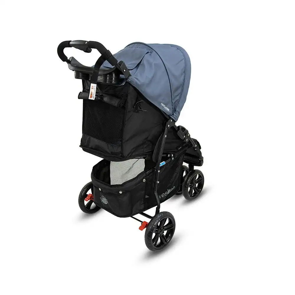 VeeBee Navigator 100cm Stroller/Pram Folding Kid/Toddler Newborn Baby 0+ Glacier