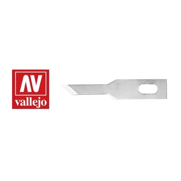 Vallejo Hobby Tools - #68 Stencil Edge Blades (5) - for no.1 handle